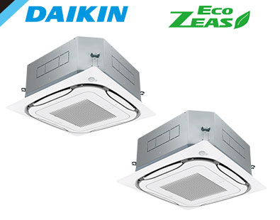 ダイキン　ECO ZEAS　S-ラウンドフロー　天井カセット形4方向　ツイン(同時) 8馬力